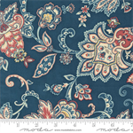 Moda - Sandalwood - Fleur Paisley, Indigo