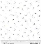 P & B Textiles - Meadow at Dusk - Ditzy Leaf, White