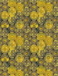 Timeless Treasures - Queen Bee - Honeycomb, Bee