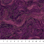 Northcott - Midas Touch - Abstract Swirls, Plum