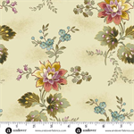 Andover Fabrics - Dahlia - Cardinal Flower, Dawn