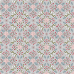 Lewis & Irene - Winter in Bluebell Wood Flannel - Winter Floral, Grey