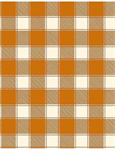 Timeless Treasures - Holiday - Buffalo Check, Orange