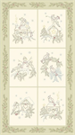 Marcus Fabrics - Songbird Holiday - 24^ Songbird Panel, Sage