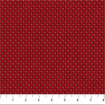 Northcott - For the Love of Pete - Geometric Print, Red