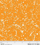 P & B Textiles - Sea Shore Collection - Splash, Orange