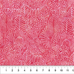 Northcott - Banyan Batiks - Dappled Leaves, Pink