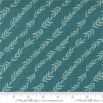 Moda - Songbook...A New Page - Leaf Stripe, Dark Teal