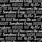 Michael Miller - Hello Sunshine - Shine On, Black