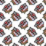 Camelot - Nascar - Retro Racing, White