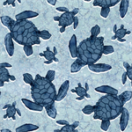 Blank Quilting - Seaside Serenity - Turtles, Light Blue