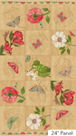 Northcott - Serendipity - 24^ Panel w/ 8^ Blocks, Tan