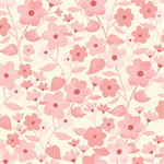 Oasis Fabrics - Home Tweet Home - Calico, Pink