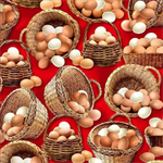 Michael Miller - Early To Rise - All Eggs in One Basket, Red