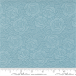 Moda - Leather & Lace and Amazing Grace - Roses, Light Blue