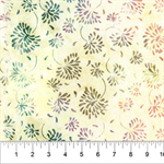 Northcott - Banyan Batiks Fragrant - Floral Sprigs, Ivory