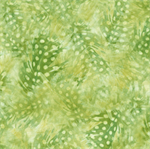 Quilting Treasures - Hummingbird Garden - Feather Texture, Light Green