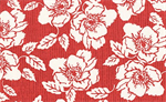 Quilting Treasures - Nantucket - Large Flowers, Red