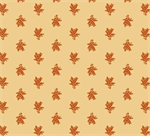 Marcus Fabrics - Style Series - Small Orange Floral, Cream