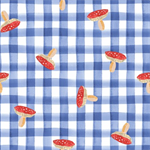 Lewis & Irene - Garden Explorer - Toadstool Gingham, Indigo