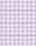 Wilmington Prints - Hummingbird Floral - Plaid, Purple