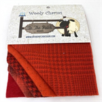 Wooly Charms - Rad Reds - 5^ Squares