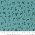 Moda - Things Above - Floral Sprinkles, Teal