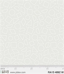 P & B Textiles - Ramblings 13 - Geometric, White on White