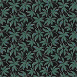 Marcus Fabrics - Rebekah's Basics - Leaves, Blue