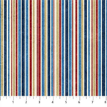 Northcott - Stonehenge Stars & Stripes 7 - Barcode Stripe, Multi