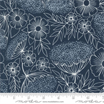 Moda - Field Of Flowers - Queen Anne's Lace, Navy