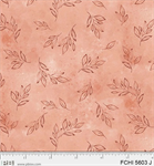 P & B Textiles - Floral Chic - Sprigs, Peach