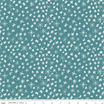 Riley Blake - Designer Flannel - Nice Ice Baby - Snowflakes, Teal