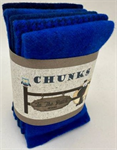 Wool Chunks - Blues - 5pc. - 9^ x 10^ each