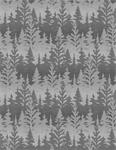 Wilmington Prints - Timberland Trails - Trees, Gray