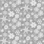 Henry Glass - Snow Crew - Snowflakes, Gray