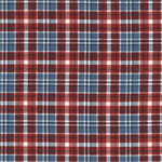 Timeless Treasures - Plaid - Large Plaid, Blue/Red