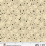 Washington Street Studio - Classic Black & Tan - Leaves, Cream