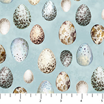 Northcott - Feathered Nest - Eggs, Pale Blue