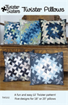 Quilting Pattern - Twister Pillows - 18 or 20^ Pillow