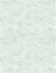 Wilmington Prints - Medley In Red - Words All Over, Mint Green