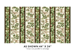 Benartex Traditions - Winter in The Pines - Stripe, Cream