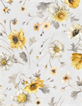 Wilmington Prints - Fields of Gold - Large Floral Allover, Gray