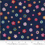 Moda - Lulu - Flowers, Navy