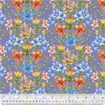 Windham Fabrics - Lily - Fresh Blooms, Periwinkle