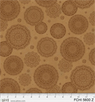 P & B Textiles - Floral Chic - Mandalas, Brown