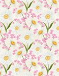 Wilmington Prints - Paisley Punch - Daisies All Over, Cream