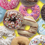 Quilting Treasures - This & That III- Donuts, Yellow