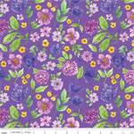 Riley Blake - Plum Petals - Floral, Violet