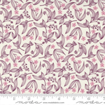 Moda - Wild Meadow - Fairy Circles, Porcelain/Boysenberry